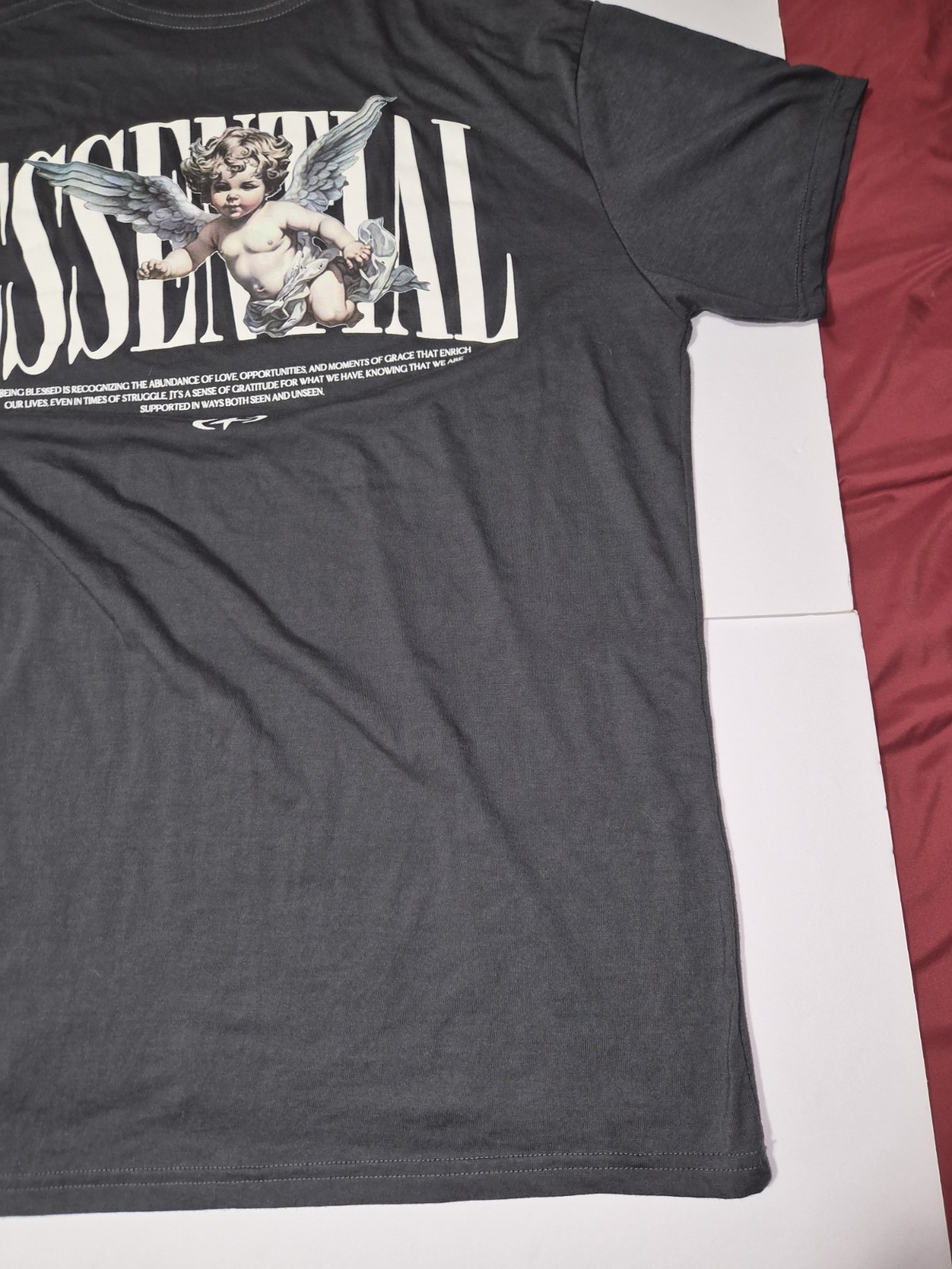 GSTR Essential Dark Gray Graphic T-Shirt gallery