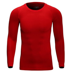 Compression Shirt Base-Layer Running Top Men’s O-neck Long-Sleeve Undershirts US