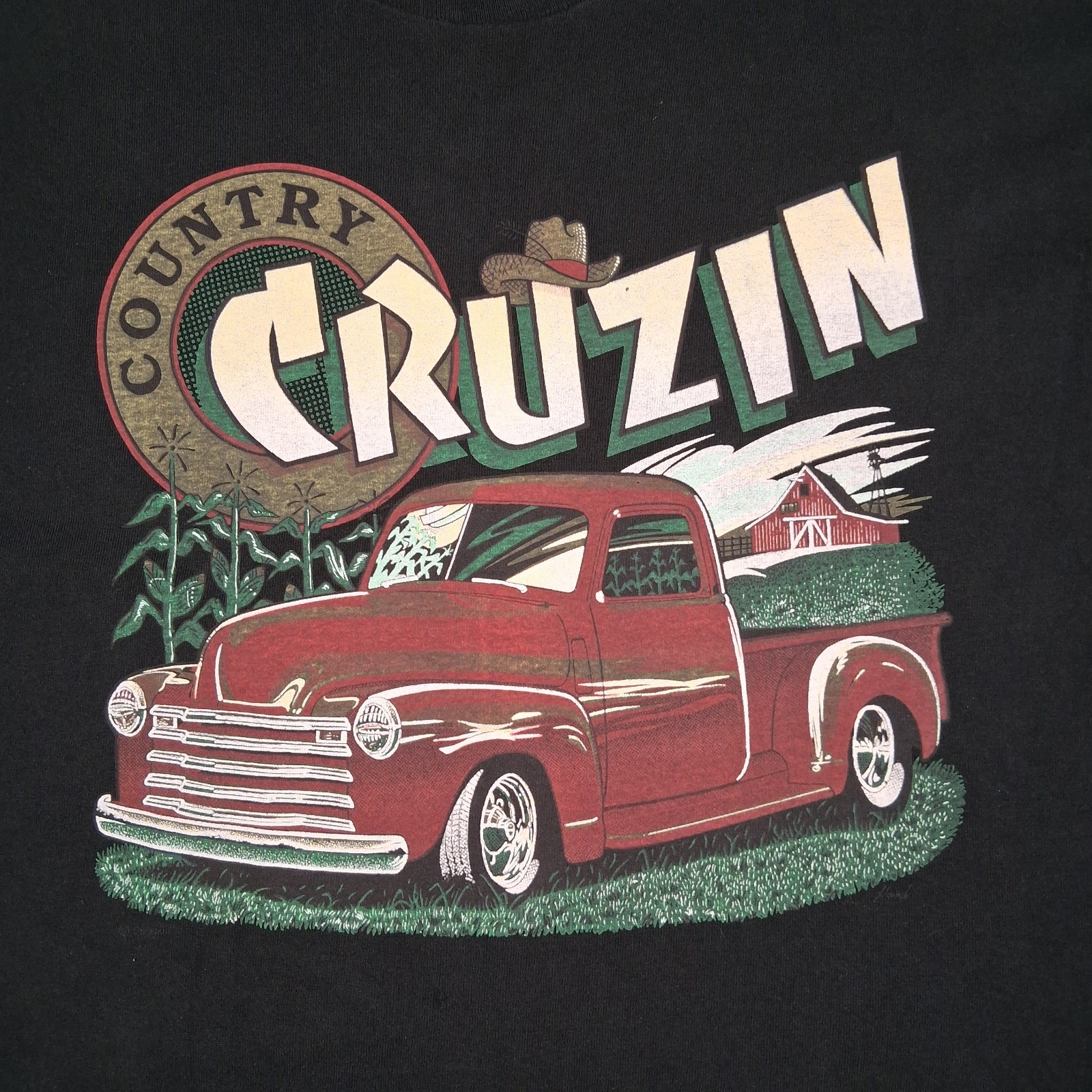 Vintage Fruit Of The Loom Single Stitch 50s Chevrolet Truck T-Shirt Men's XL USA gallery