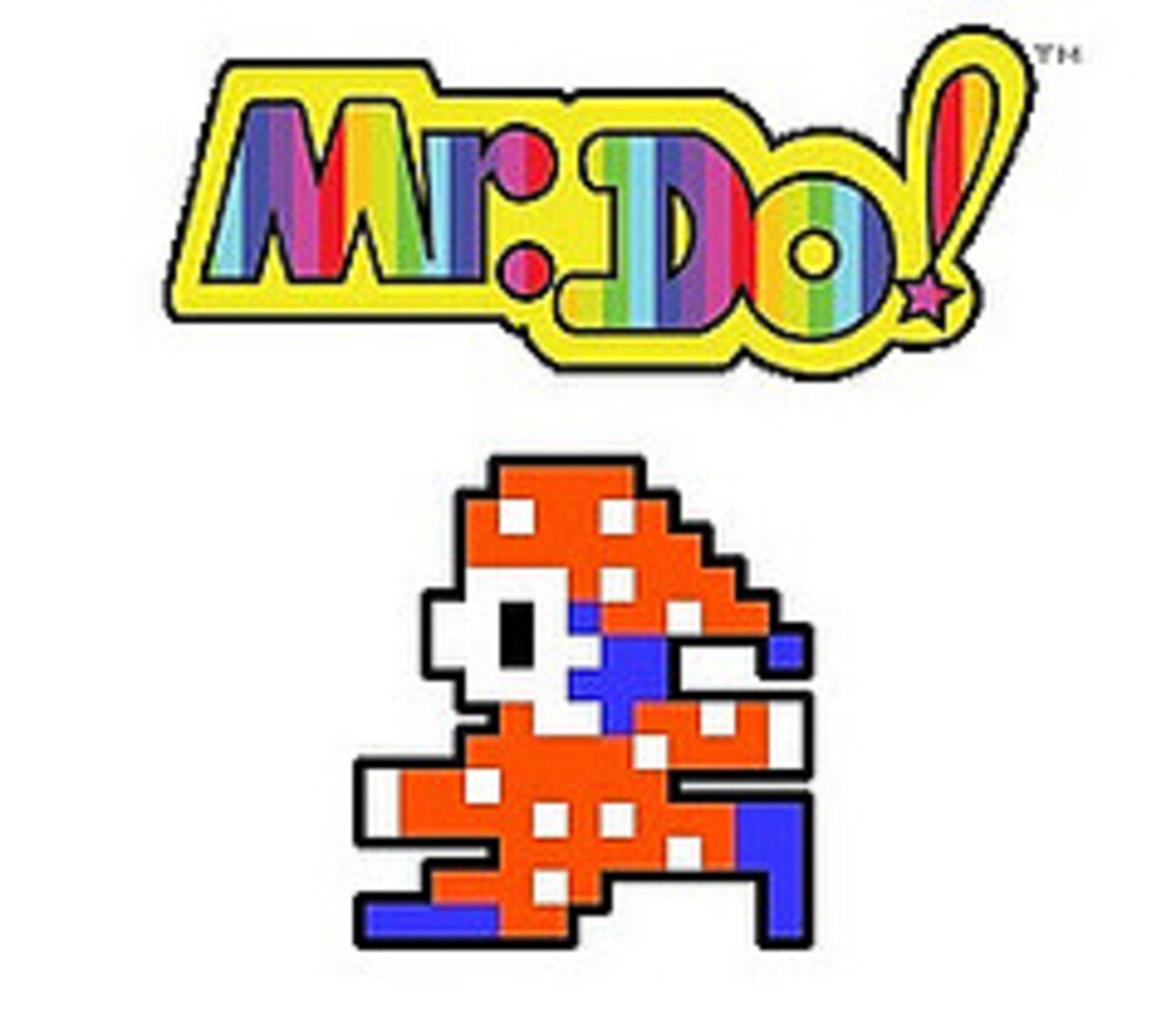 MR. DO! Video Game Icon Embroidered T-Shirt S-6XL, LT-4XLT 1980's New gallery