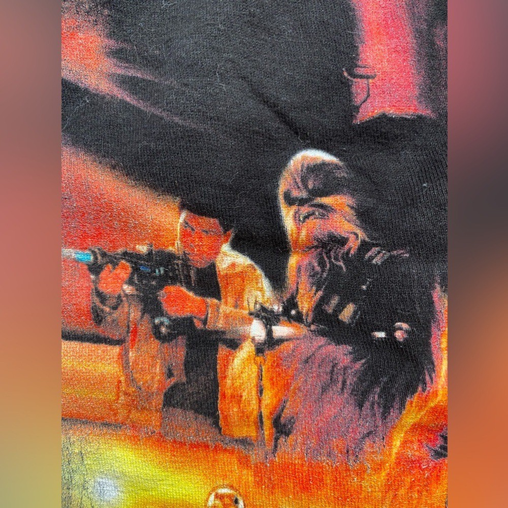 Men's Tultex Star Wars Graphic T-Shirt Large/L D gallery