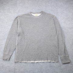 LL Bean Outer Layer Mens Large Wool Base Outdoors Shirt Utility Gray Hike Camp