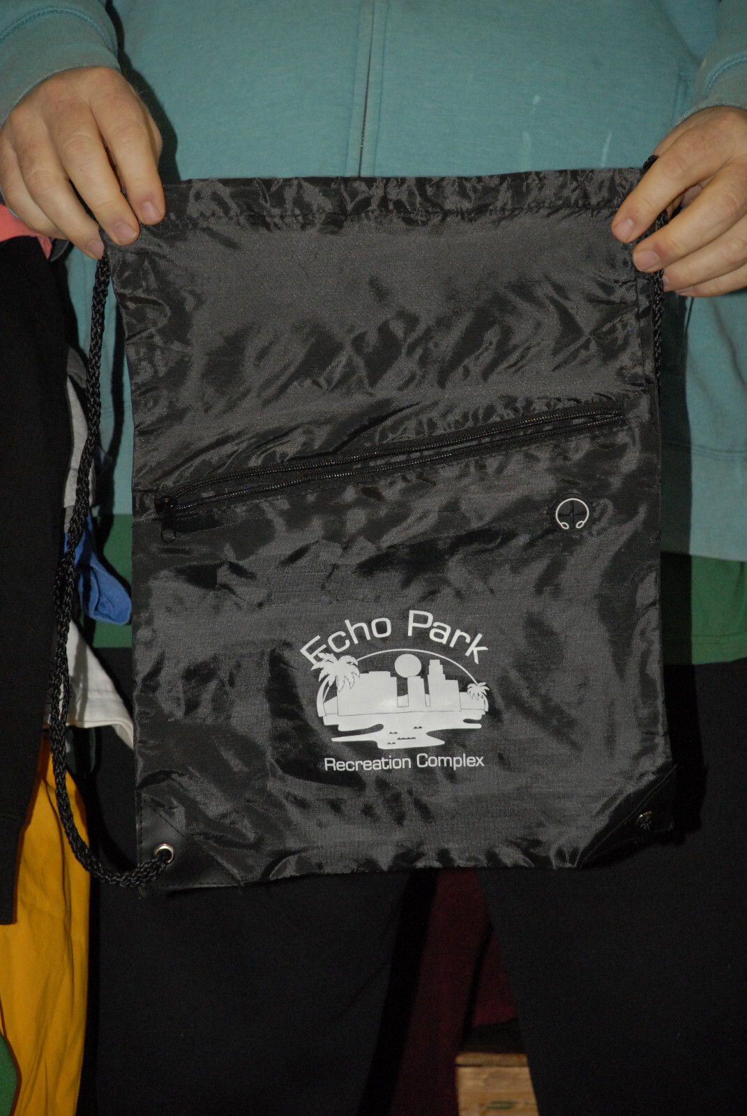 Echo Park Recreation Center new no tags zhoulder strap gym bag zip up polyester gallery