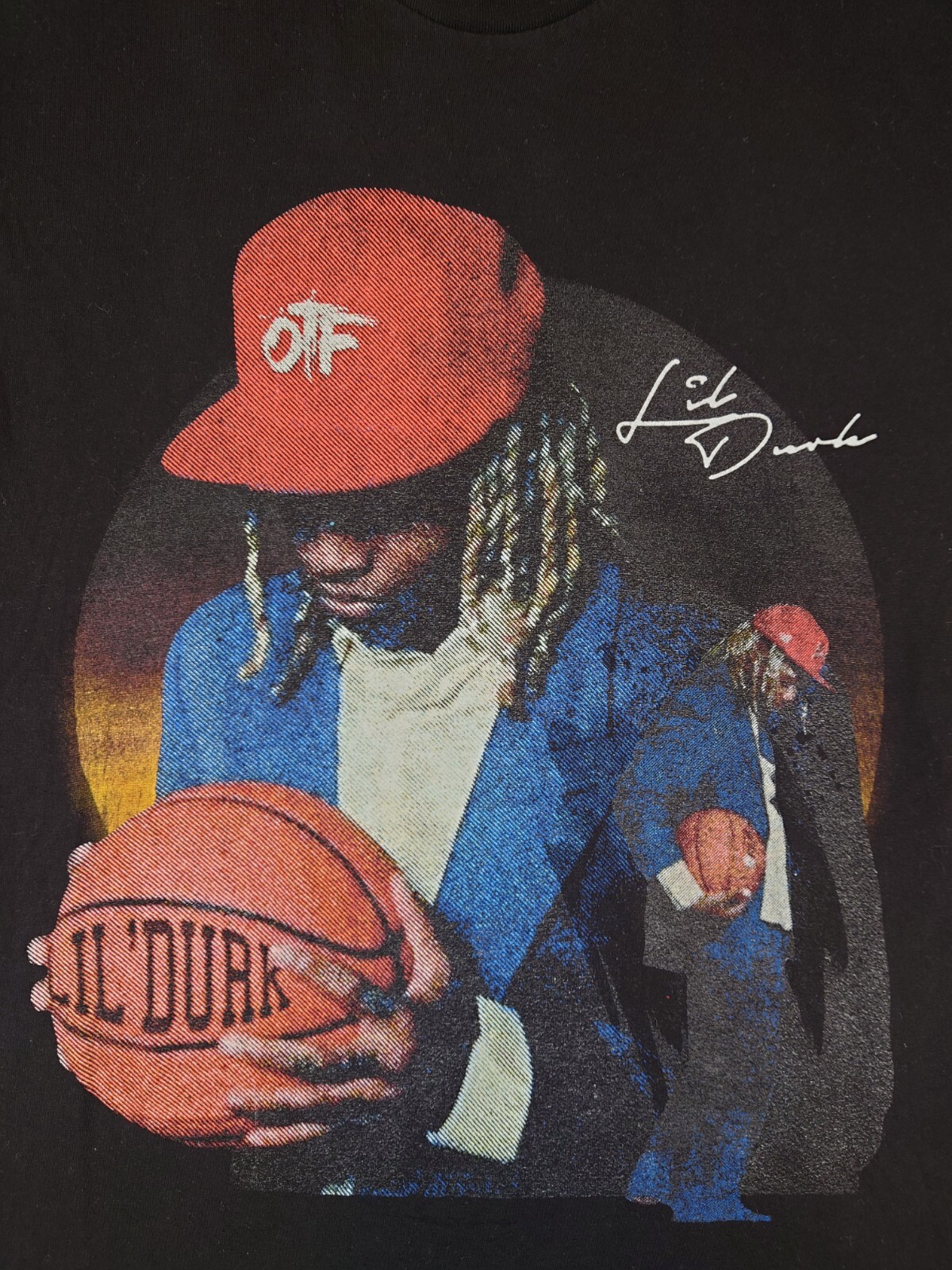 Lil Durk OTF The T Shirt Hop Rap Tee Black Men's Medium Tee Cotton Official gallery