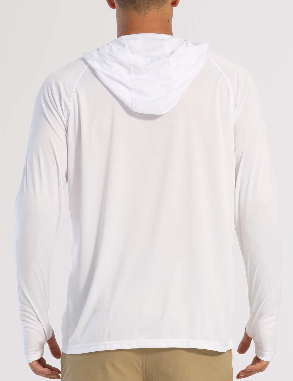 UPF50+ Men's Long Sleeve Sun Skin Protection T-Shirts Outdoor Fishing Hoodies gallery