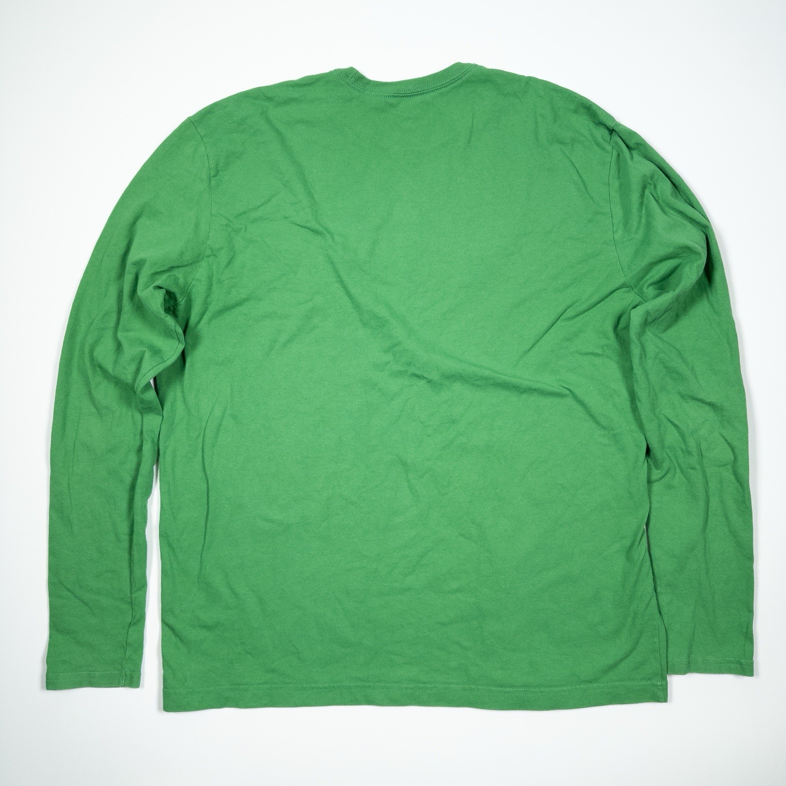 Two Apple Shirt Mens L Green Employee Short Sleeve Logo Leave The World Better gallery