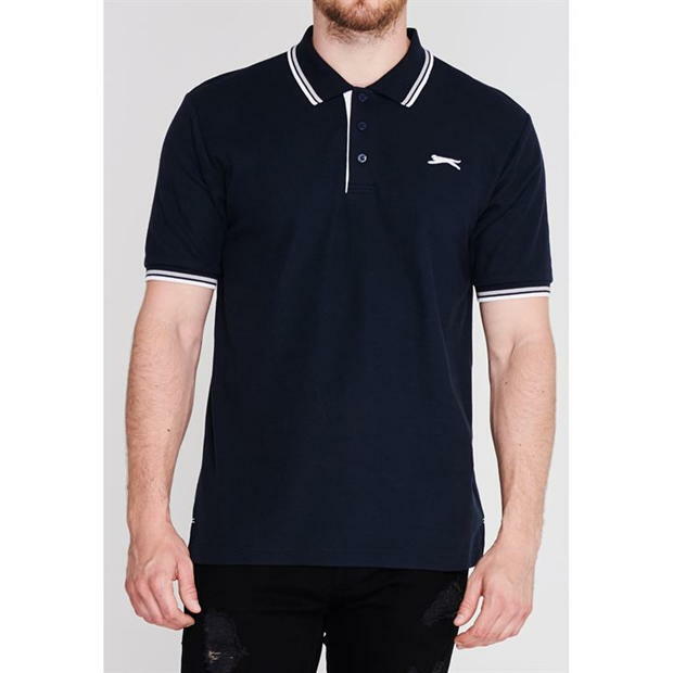 SLAZENGER POLO SHIRT T SHIRT PIQUE GOLF TENNIS S M L XL XXL 2XL 3XL 4XL gallery