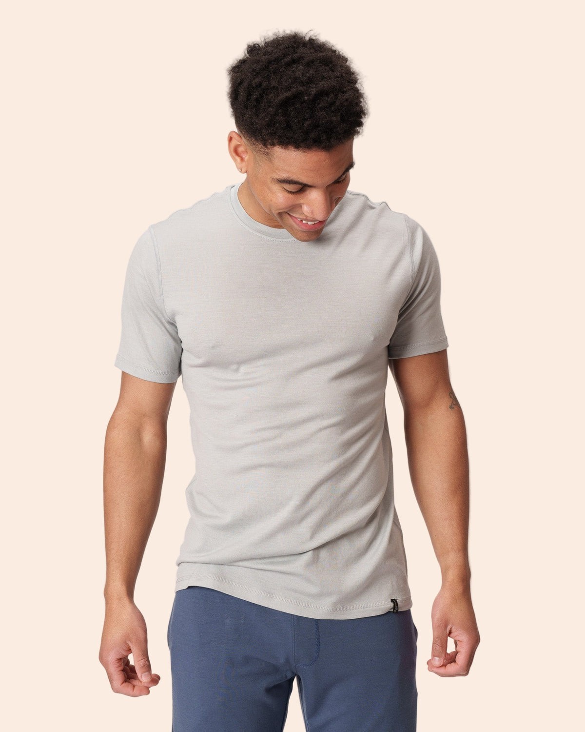 NWT Woolly Clothing Co. 100% Merino Wool Everyday Crew Neck T-Shirt Tee 175GSM gallery