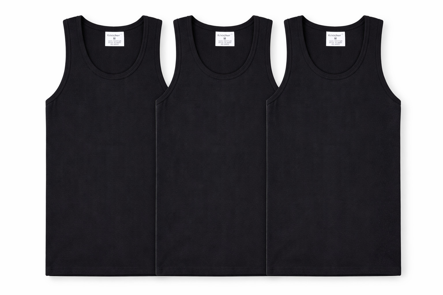 Lot 3, 6, 12 Men Tank Top 100% Cotton A-Shirt Wife Beater Ribbed Pack Undershirt gallery