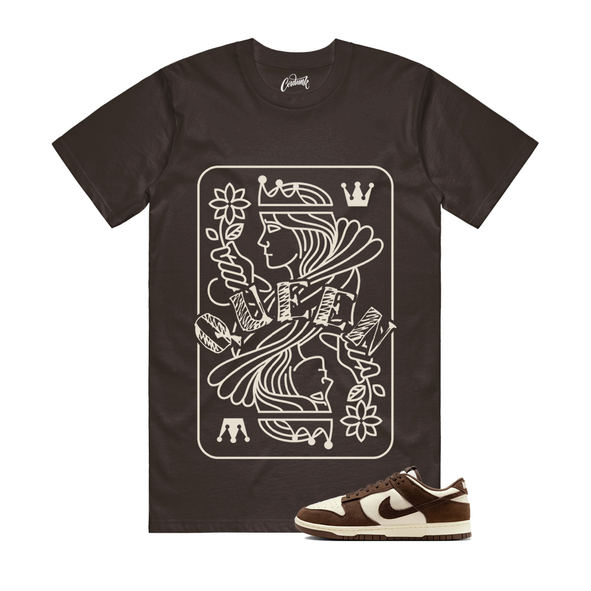 Dunk Baroque Brown Pale Ivory T Shirt Match QUEEN gallery