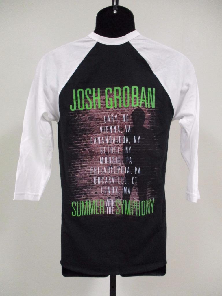 New Josh Groban Summer w/ Symphony Mens Adult Sizes S-M-L Band Concert Shirt gallery