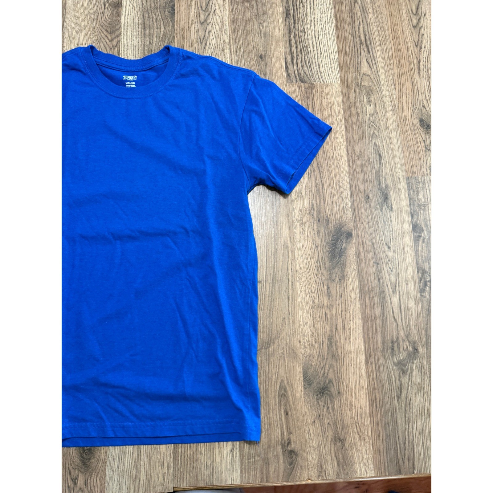 Athletic Works T-Shirt Mens Small Blue Adult Recycled Blend Short Sleeve gallery
