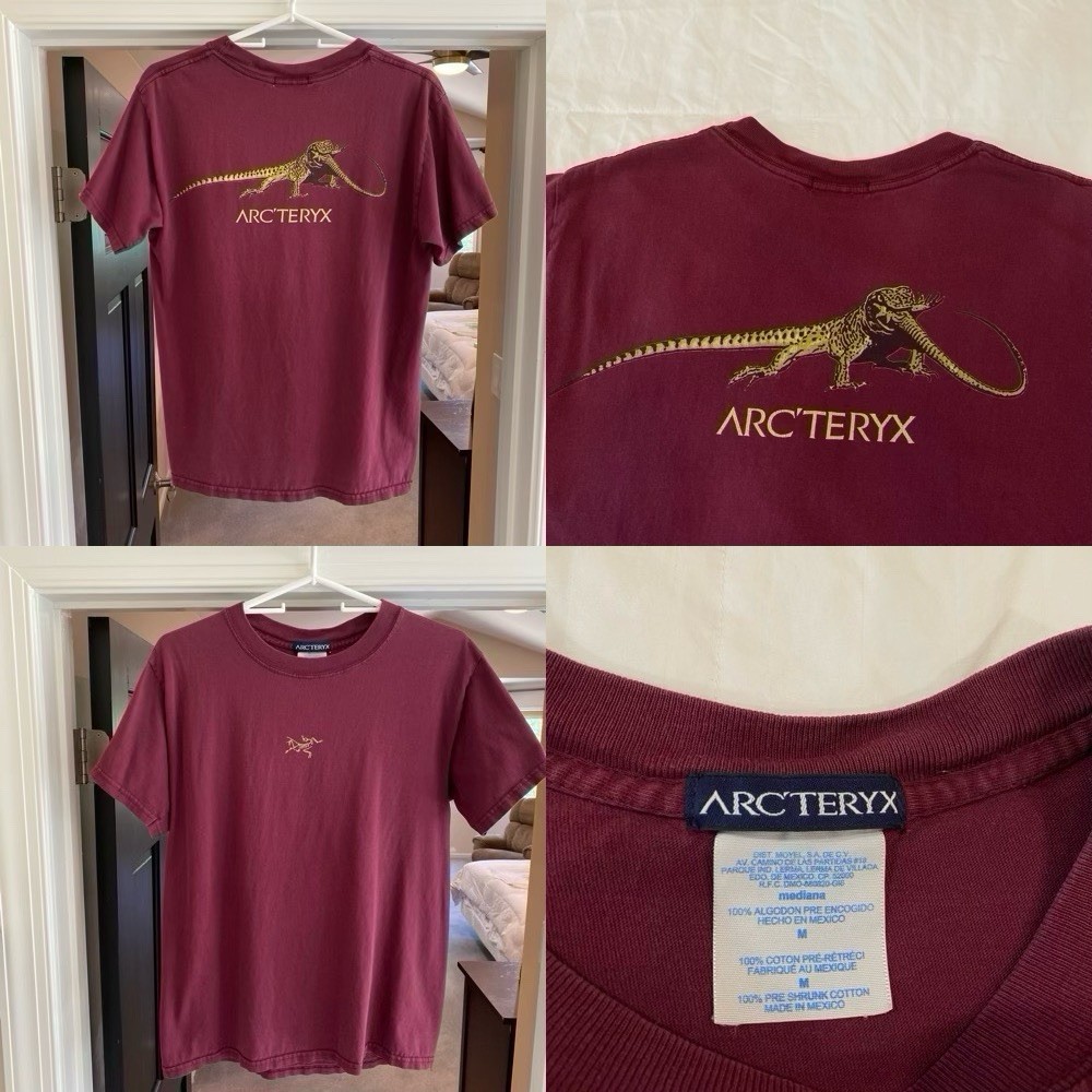 Vintage Arc’teryx Big Tag Lizard Eat Lizard Tee – Men’s Medium – Ultra Rare