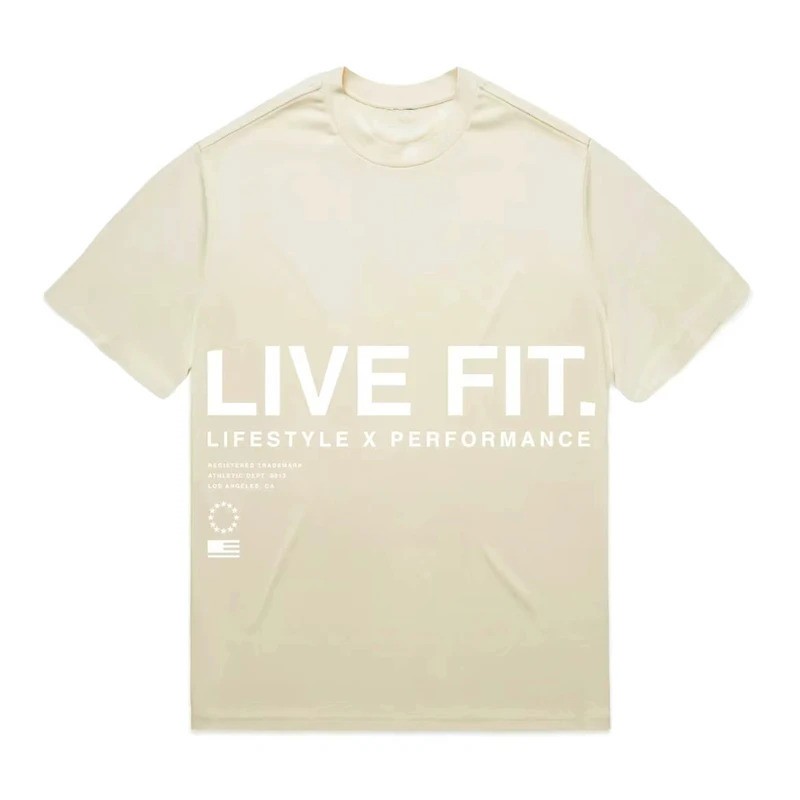 Men's Sport Gym Cotton Oversized Graphic Printed T-shirt Summer Streetwear Top gallery