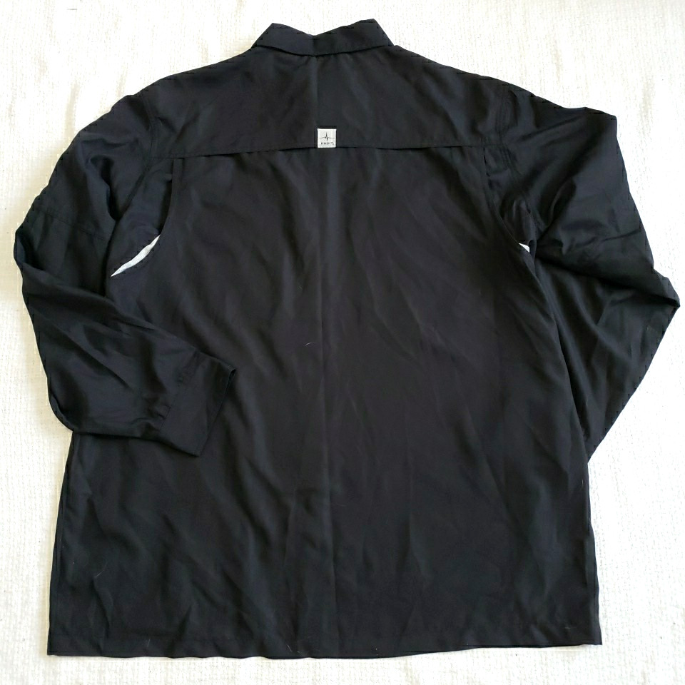 Habit Men's Long Sleeve Blue Springs 40+ UPF Quick Dry Shirt Size XL Fishing NWT gallery