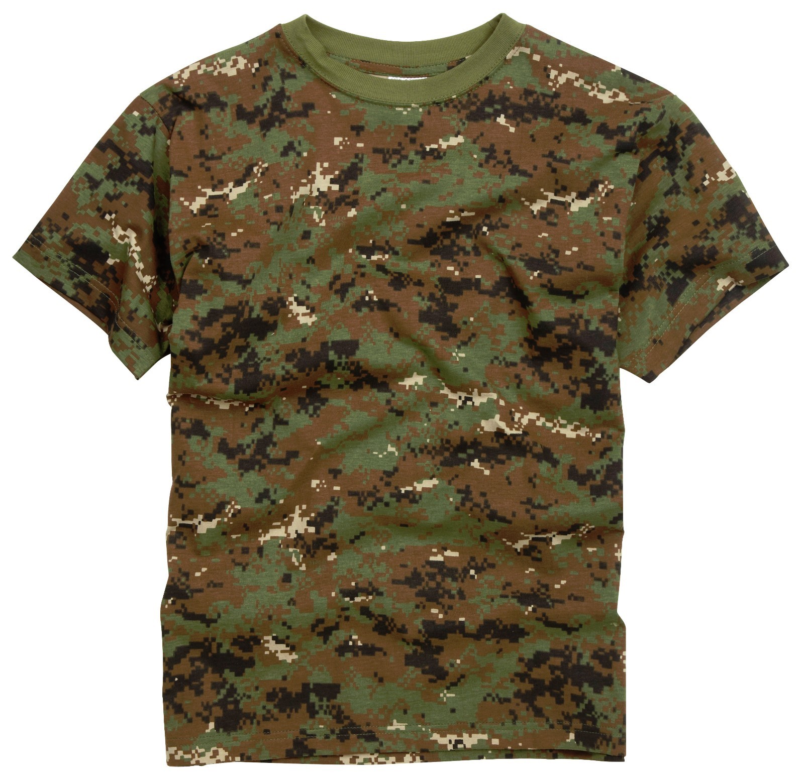 Army T Shirt US Combat Military Short Sleeve Camo Olive Urban Navy Desert Cotton gallery