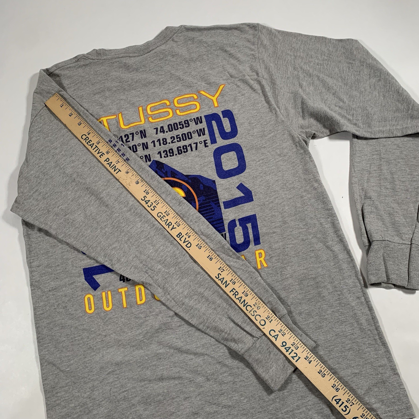 Stussy Outdoor Gear 2015 Streetwear Long Sleeve T-shirt Mens Medium Skate gallery