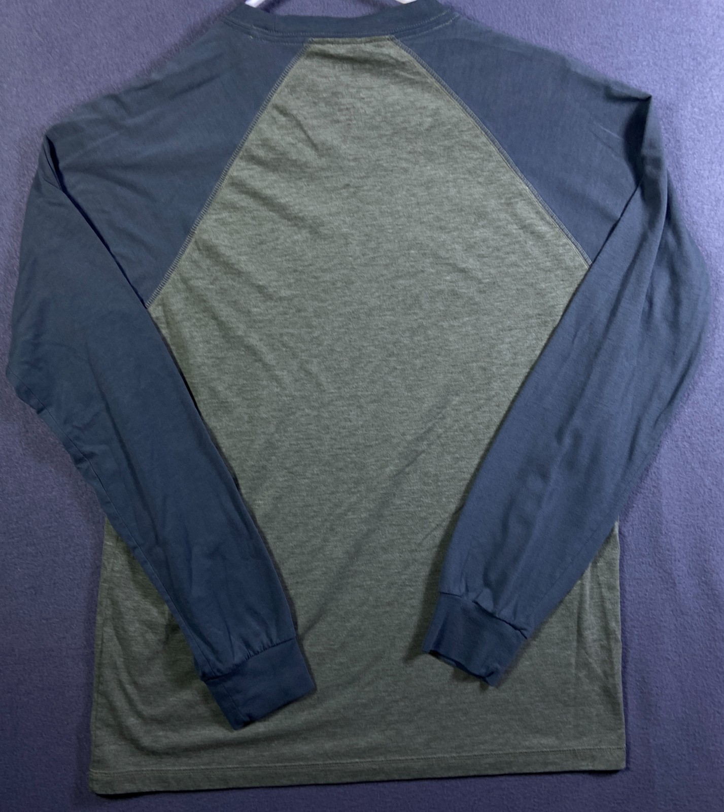 L.L. Bean Men's S Reg Slightly Fitted Comfort Camp Mountain Landscape Navy *read gallery
