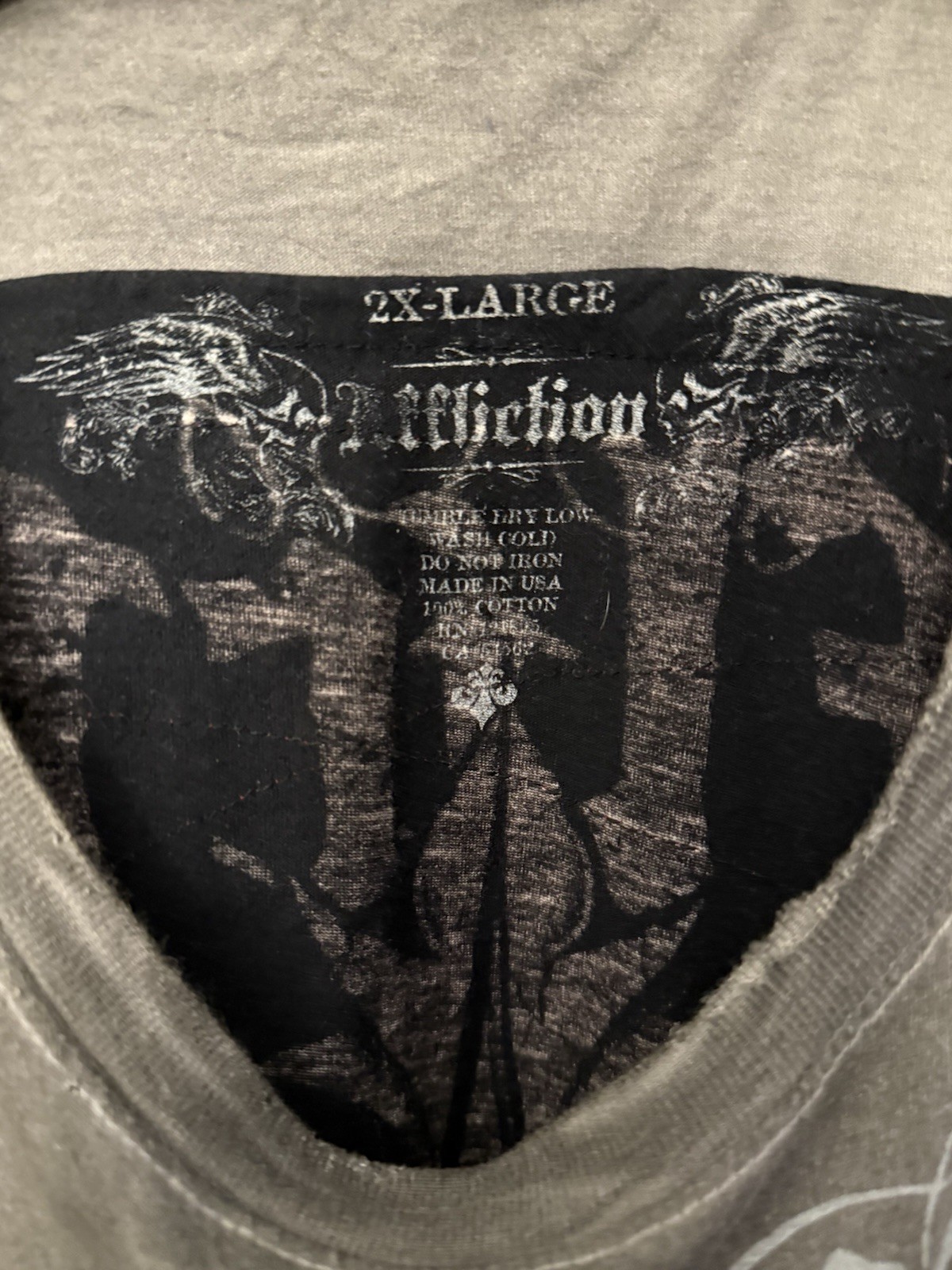 Affliction Vintage T-Shirt Size 2XL gallery