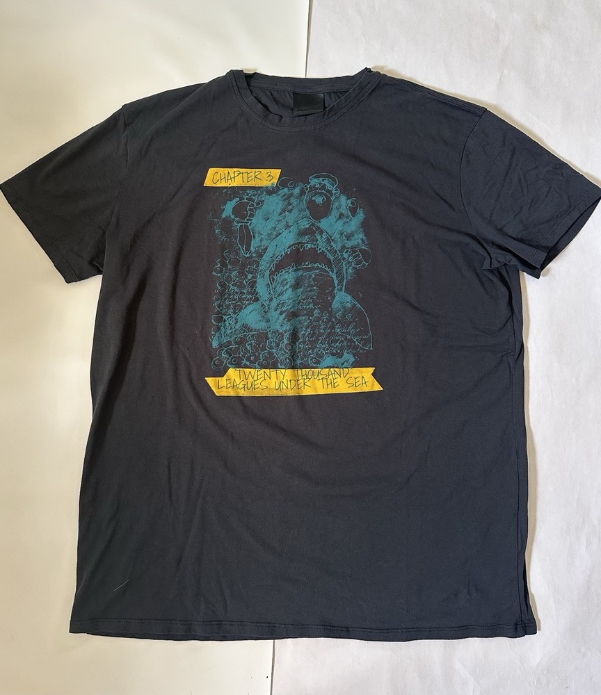 Roberto Ricci Designs RRD Men’s Graphic Print T-shirt Blue Size 54