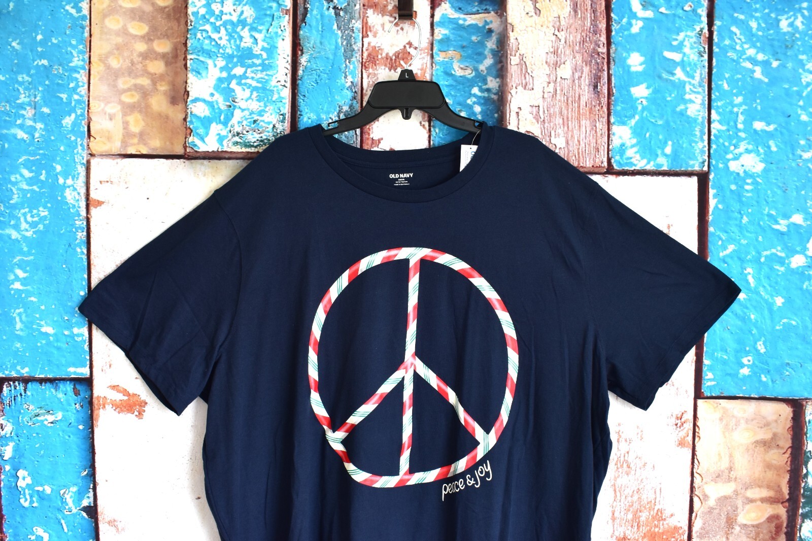 Men's Old Navy Soft-Washed Crewneck Graphic T-Shirt XXXXLARGE In The Navy NEW gallery