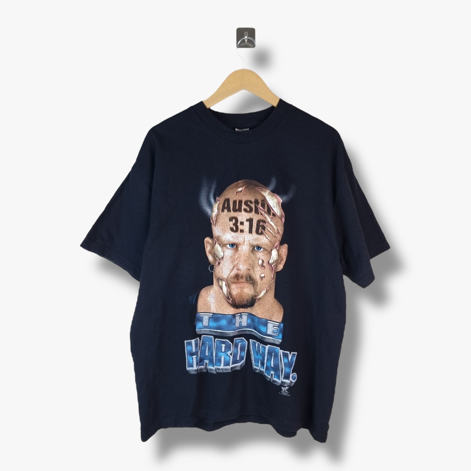 VINTAGE Stone Cold Steve Austin 3:16 1998 T-Shirt Extra Large XL Mens Black VTG