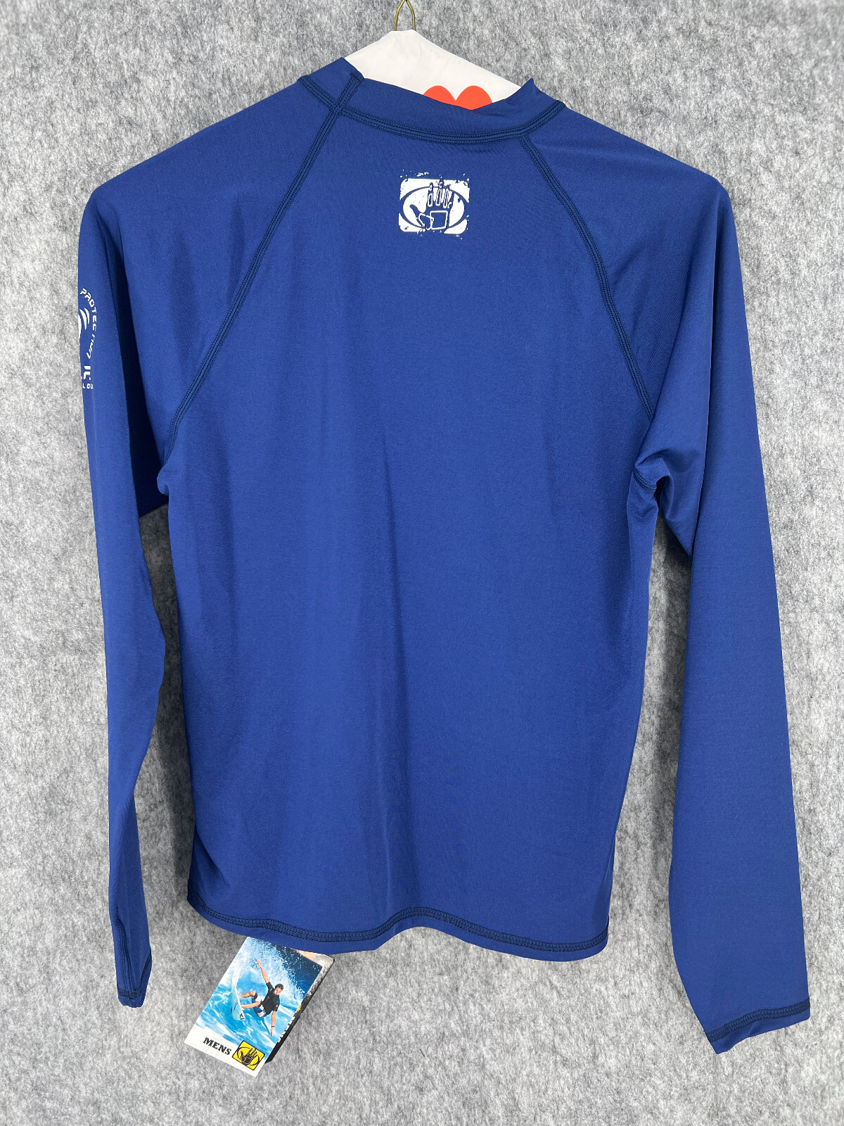 Body Glove Nylon Blend Long Sleeve Mens Solid Blue Swimwear Rashguard T-Shirt S gallery