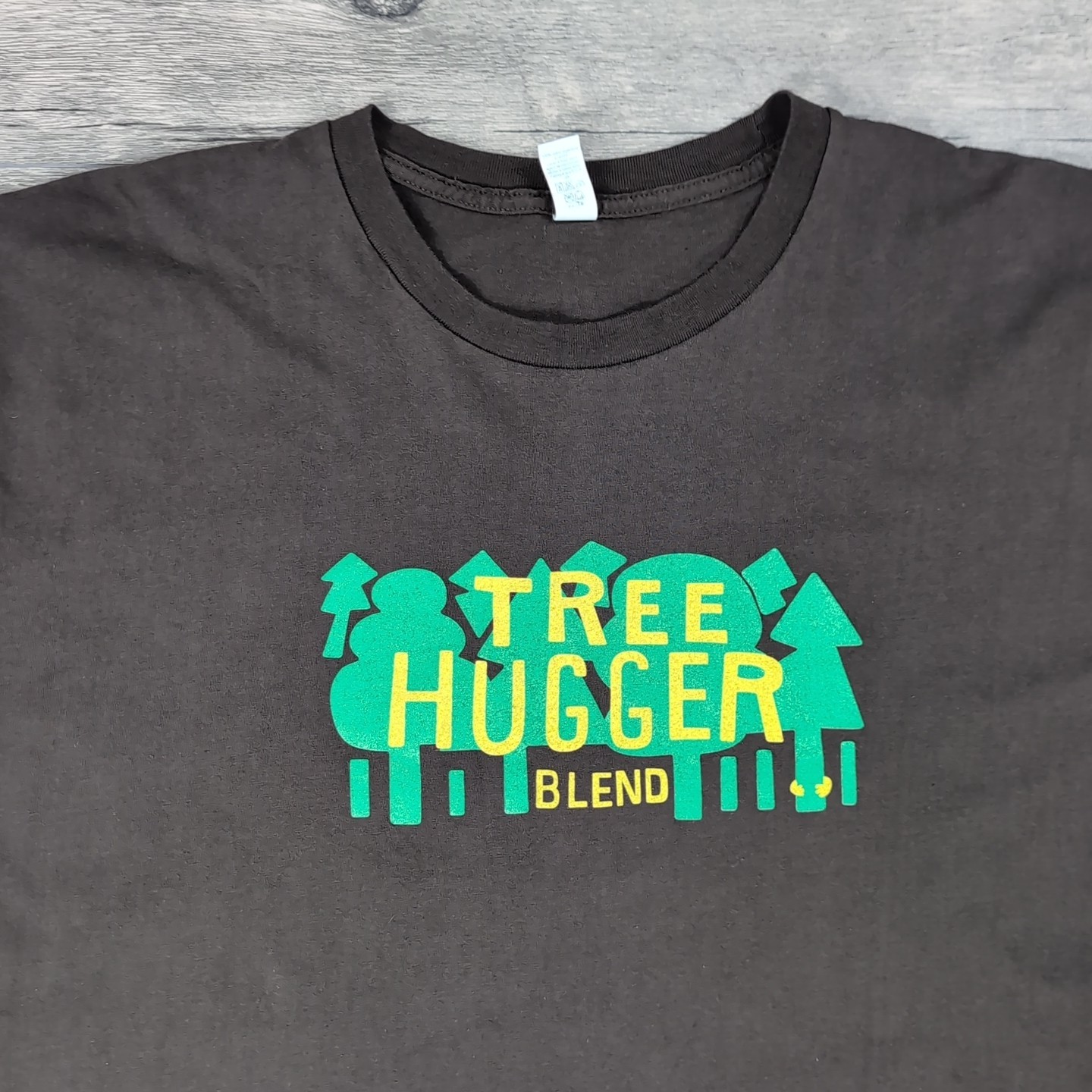 True Hugger Black Brown Organic Cotton Made In USA Men's 2X Soft High Quality gallery