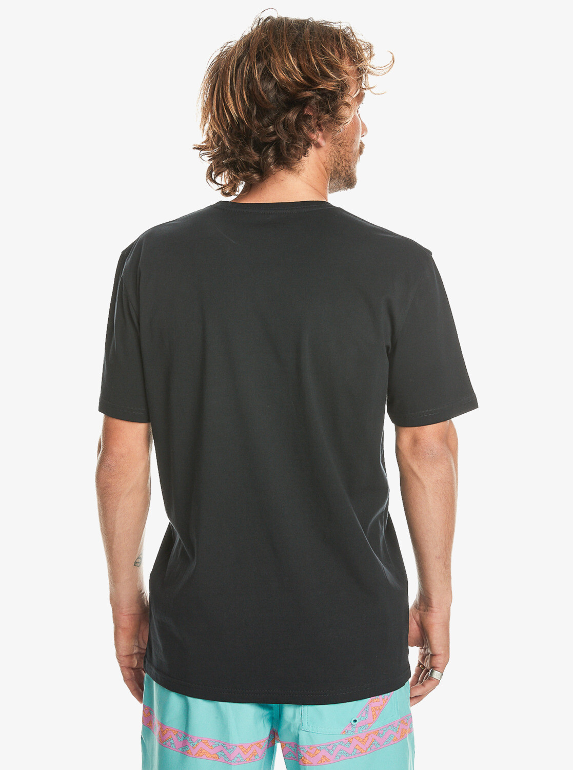 QUIKSILVER MW MINI LOGO MENS T-SHIRT BLACK EQYZT07657 KVJ0 SIZES S & M RRP £22 gallery