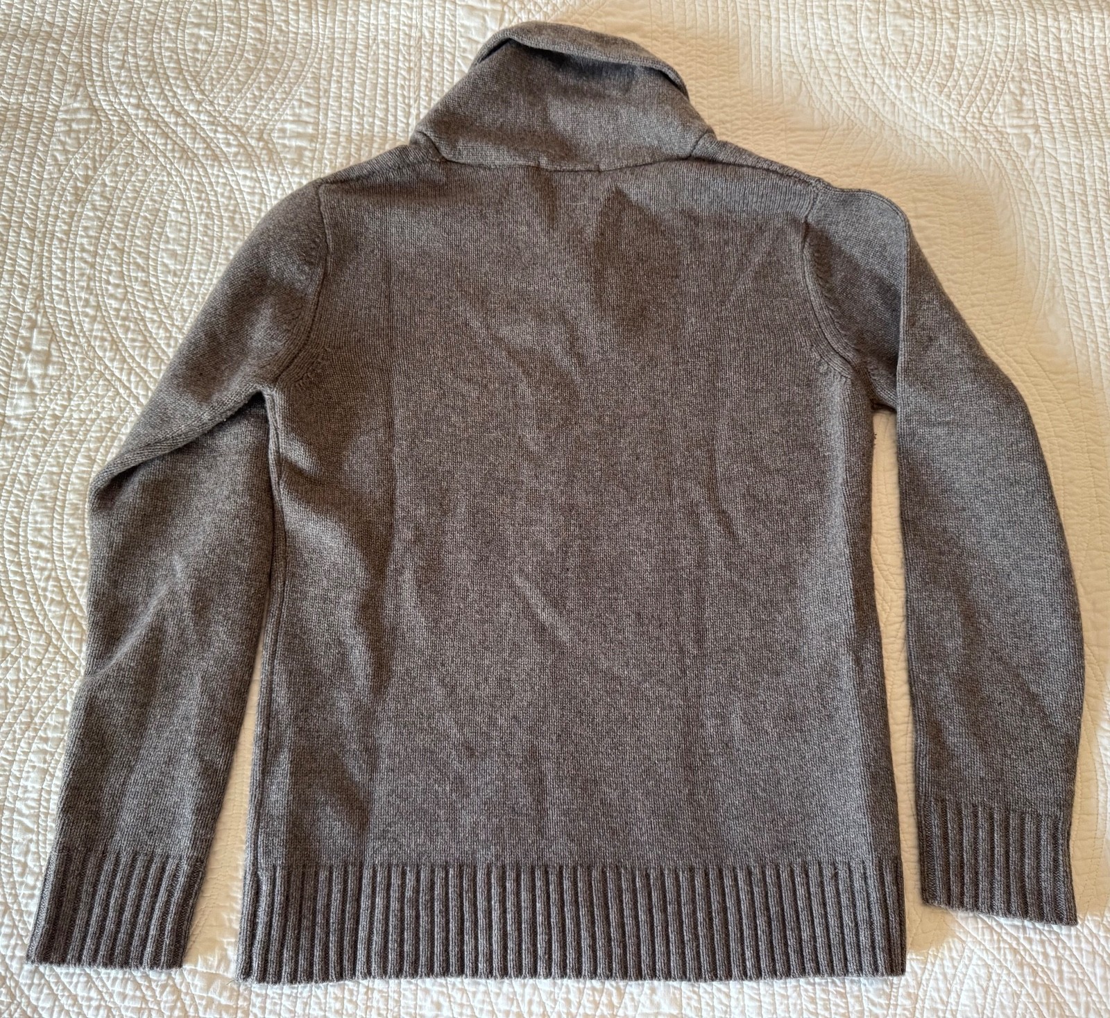 Marine Layer Shawl Sweater, Wool/Nylon, Brown, Medium gallery