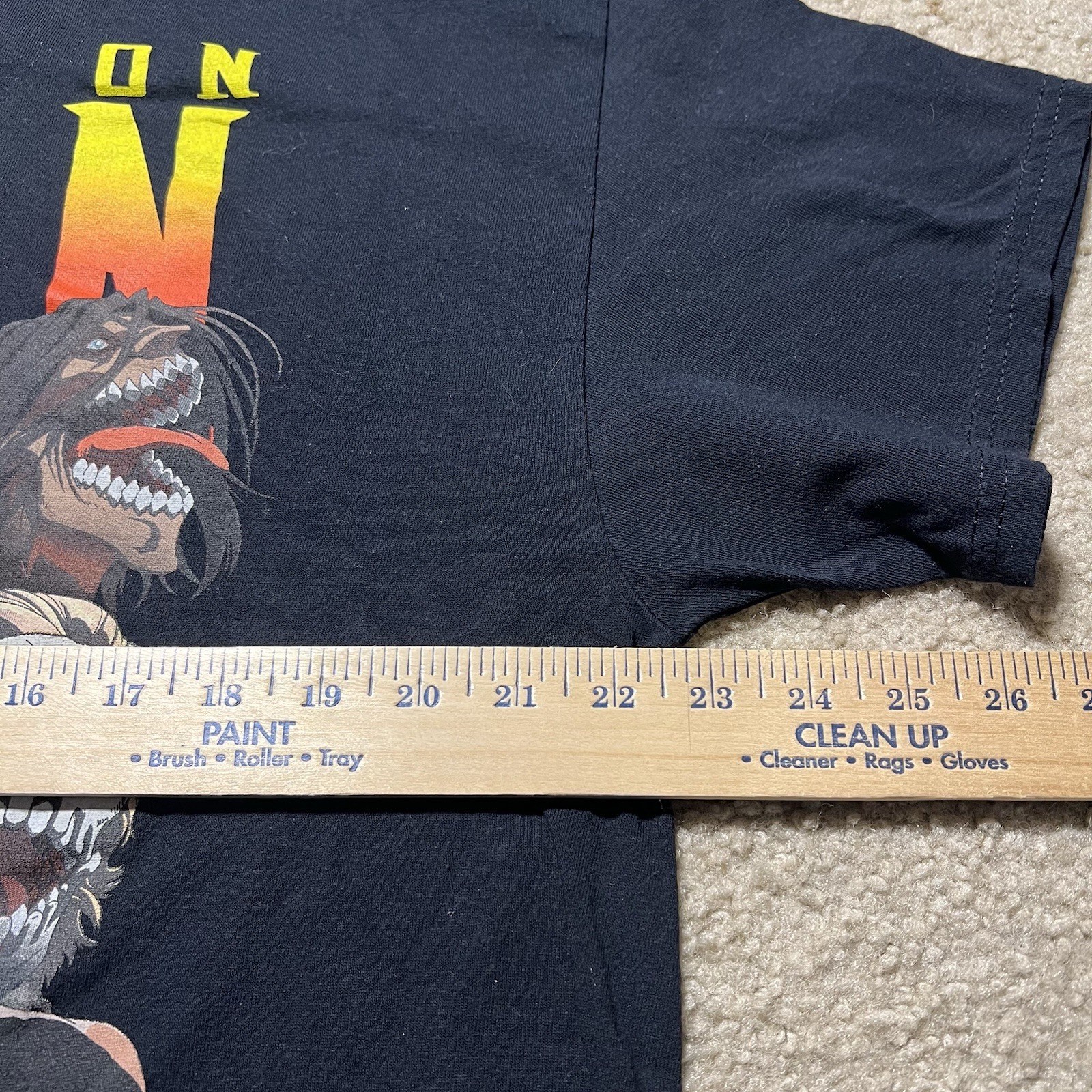 Attack On Titan T Shirt Mens XL Black Licensed Anime Graphic gallery