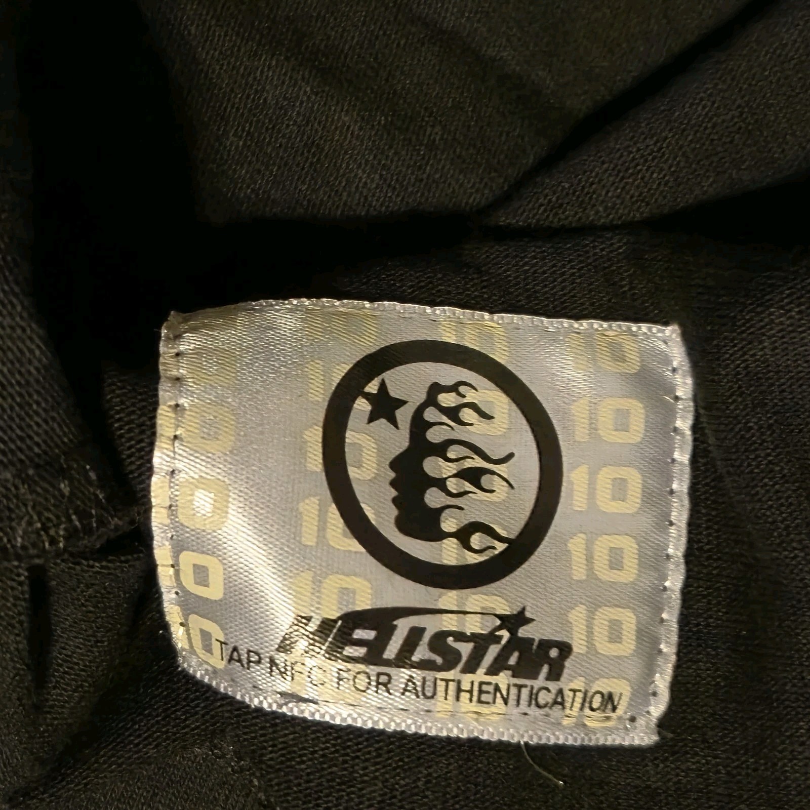 Hellstar Faded Black Sparkle Graphic Tee Mens Large NWT Oversized Y2K Streetwear gallery