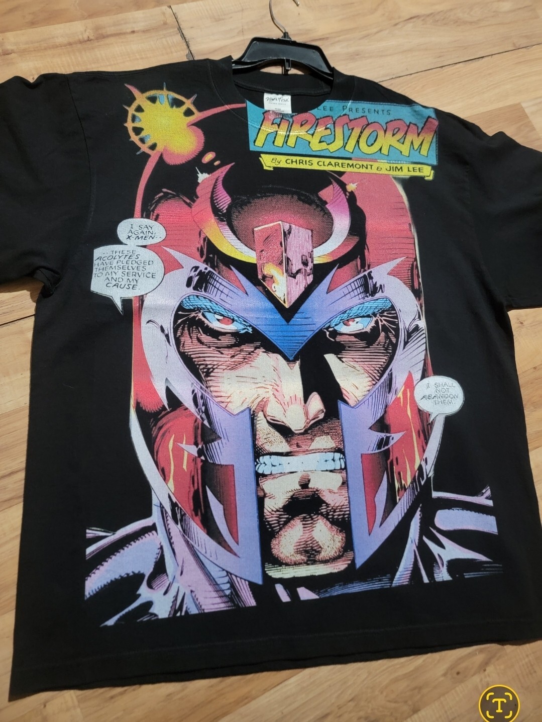 MAGNETO ON A SHAKA HEAVYWEIGHT GARMET DYED T SHIRT "MODERN" gallery