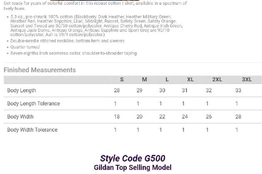 Gildan Classic Men's T-Shirt G5000 White, Blank, Cotton, Heavy Duty, CHOOSE SIZE gallery