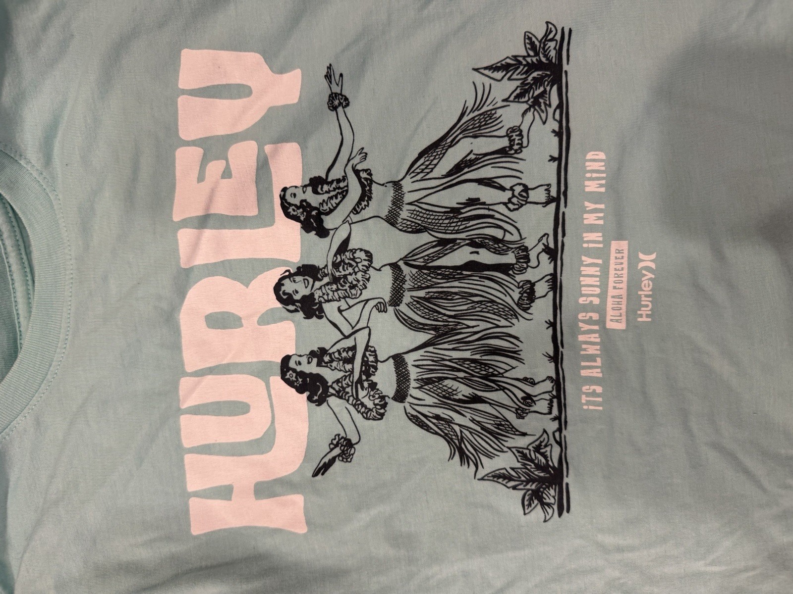 Hurley “Aloha Forever” Hula Graphic Tee – Medium gallery