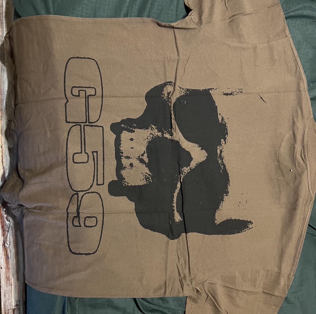 G59 $uicideboy$ Brown Logo T-Shirt L Crew Neck Short Sleeve Regular Fit