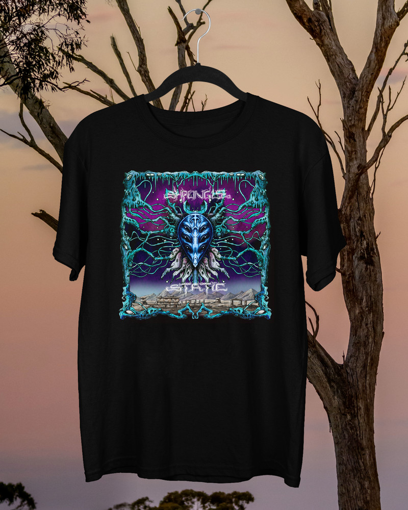 Shpongle Static – Live at Ozora 2019 T Shirt Black Full Size Gift Fan AC3098
