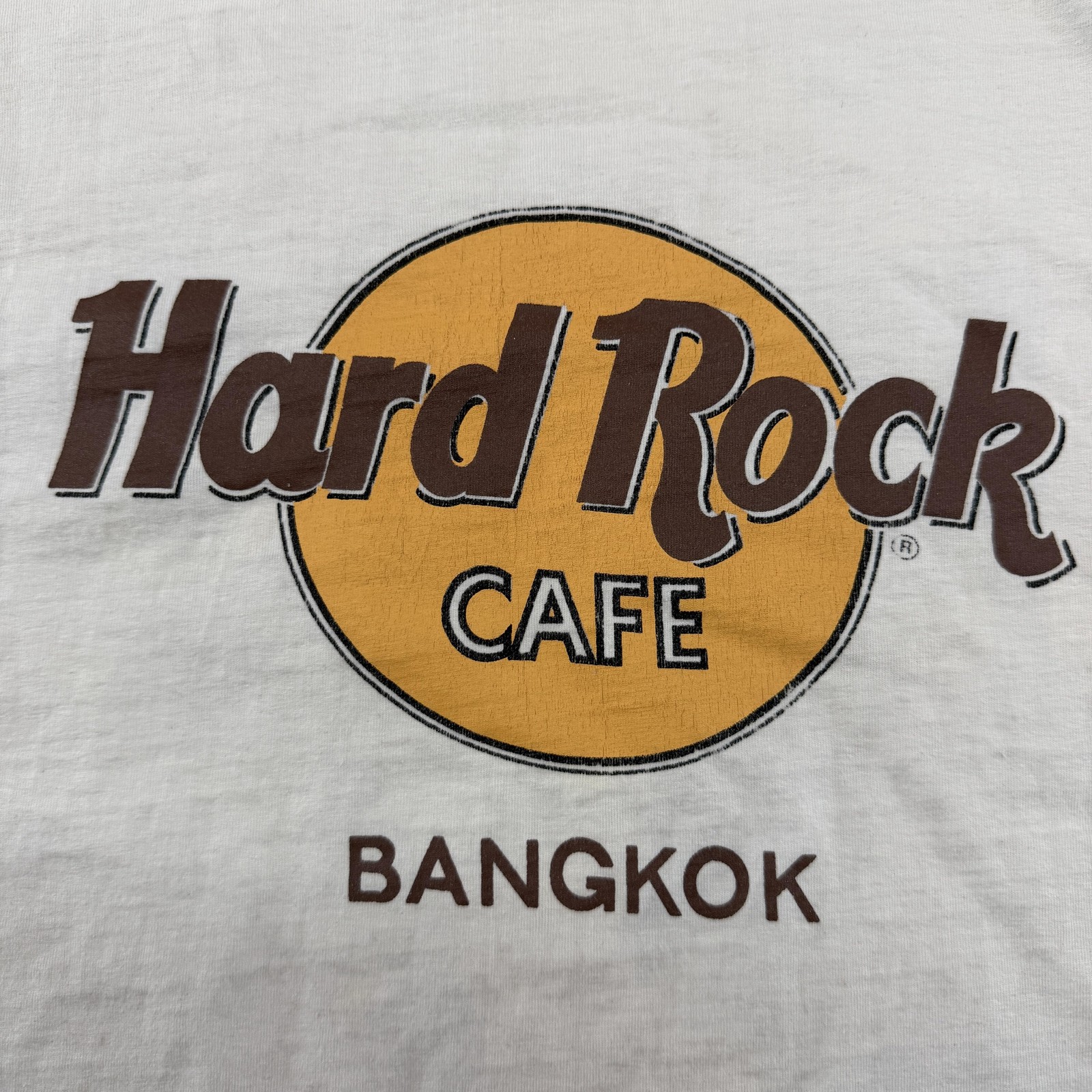 Hard Rock Cafe Bangkok Shirt Mens XL White Logo Tourist Souvenir Tee Thailand gallery