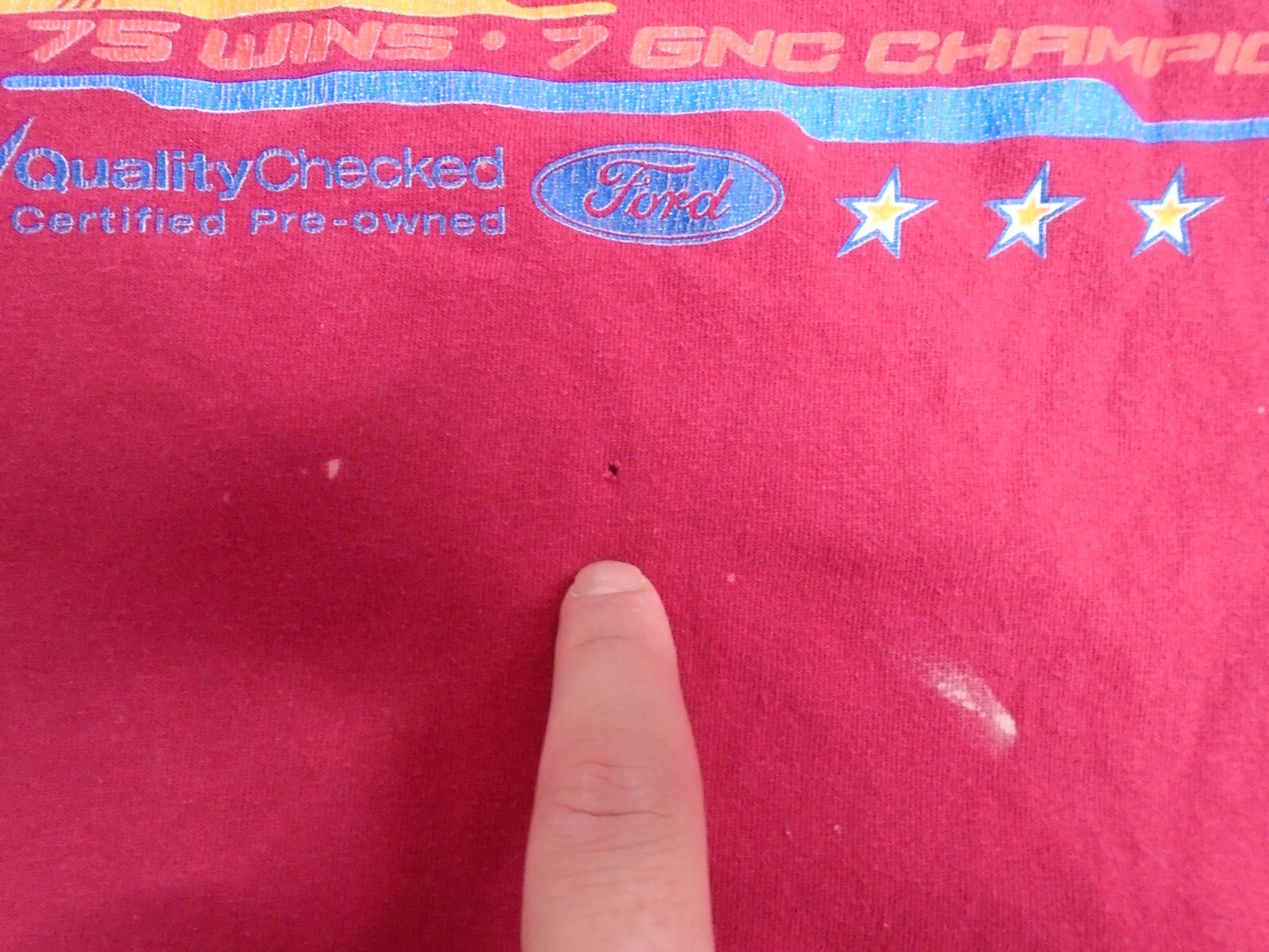Vintage Y2K Chris Carr T Shirt 75 Wins 7 GNC Wins Motorcycle Racing Size XXL gallery