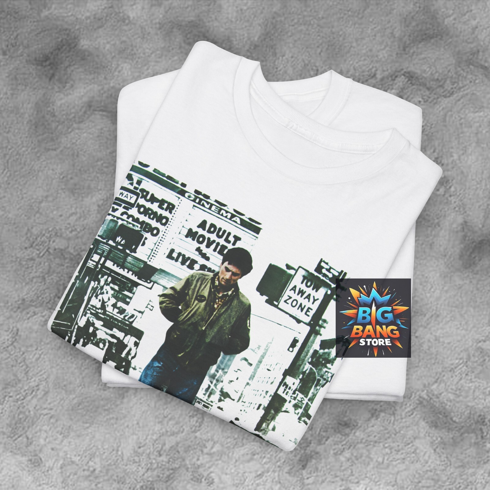 Japanese Taxi Driver T-Shirt Cult Movie Film Poster Top Tee Vintage Unisex Tee gallery