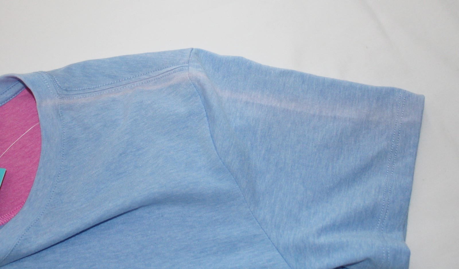 $55 New MICHAEL'S V-Neck SS Shirt Men's SMALL S Light Blue Cotton Poly Blend NWD gallery