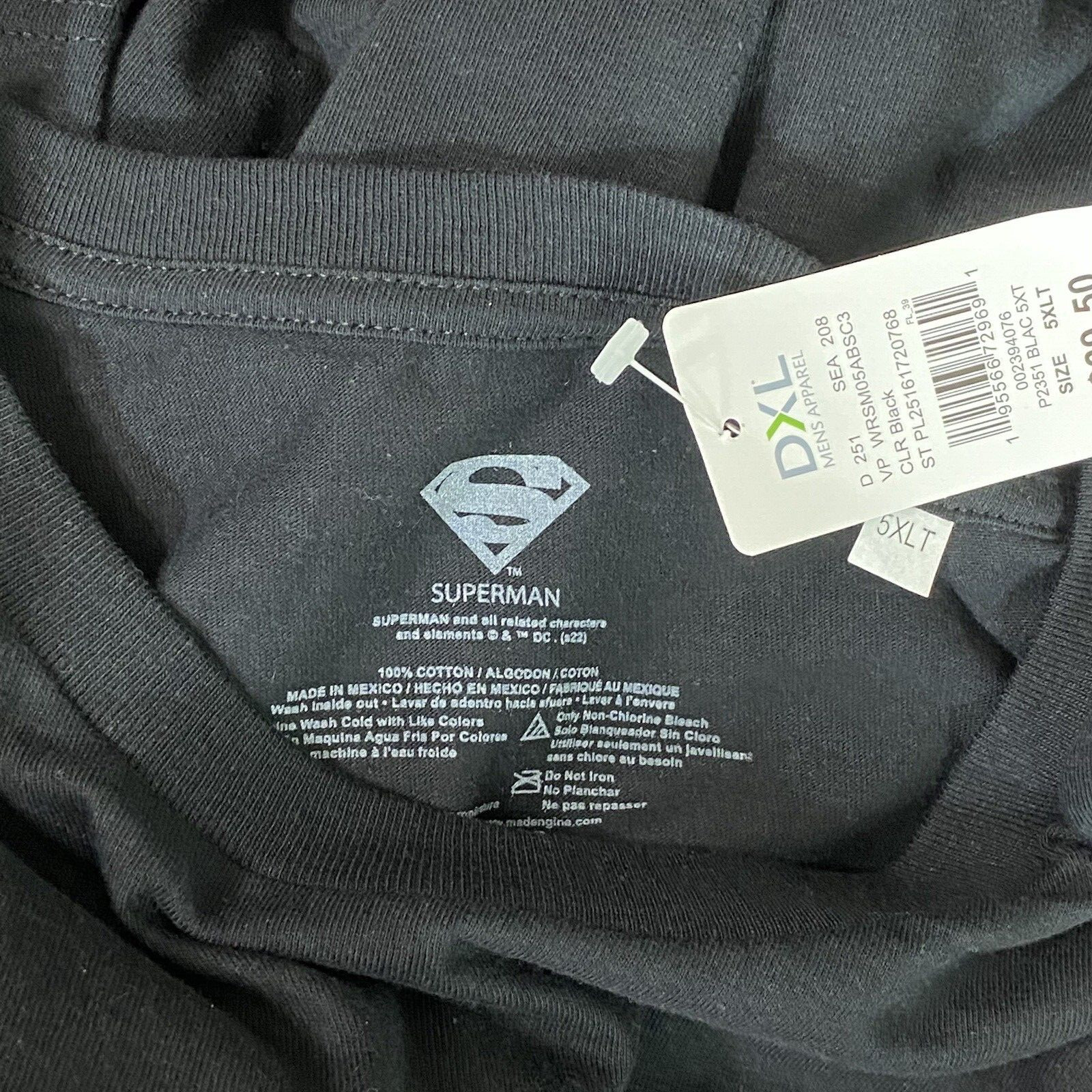 True Nation Shirt Men"s 5XLT Big & Tall BLACK Graphic Print T-Shirt TEE gallery