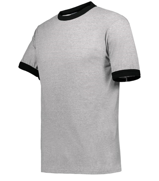 SOFT JERSEY RINGER T-SHIRT, RETRO ATHLETIC LOOK, CONTRAST COLLAR and CUFFS S-3XL gallery