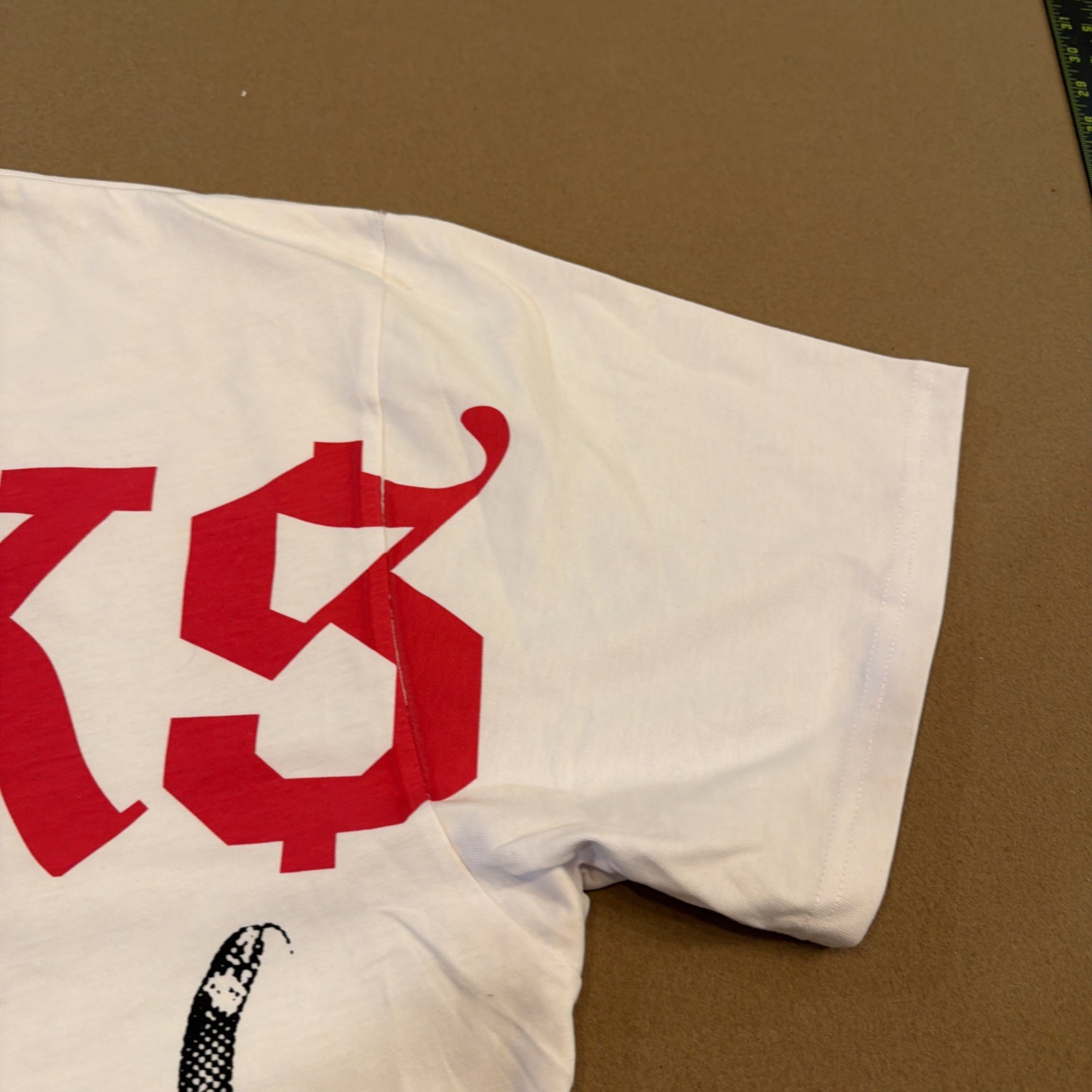 Crooks & Castles T-Shirt Men's Sz XXL Big Cobra Drop Shoulder Heavyweight White gallery