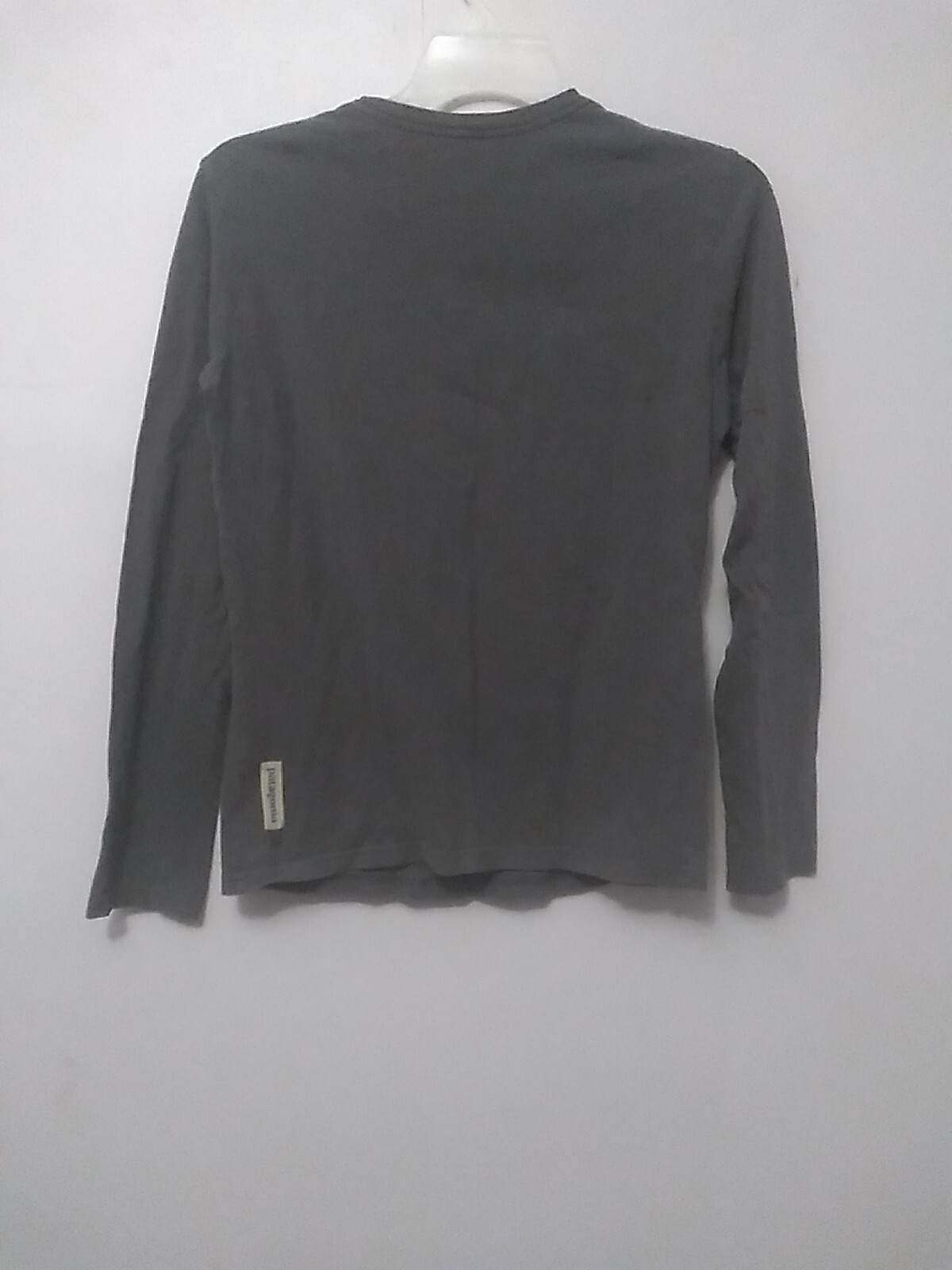 Mens Patagonia Shirt S Dark Gray Live Simply Graphic Long Sleeve Pelican Fish gallery