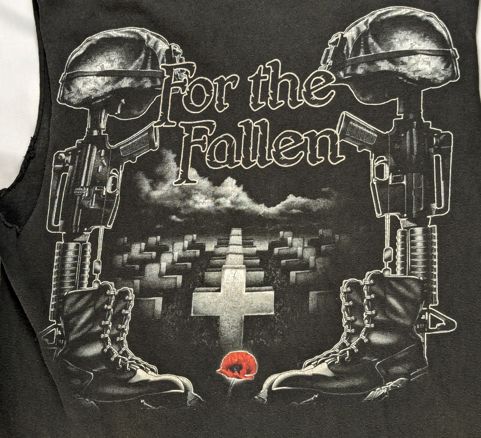 Black Inc Design US Army Made In USA Cutoff Sleeve For The Fallen