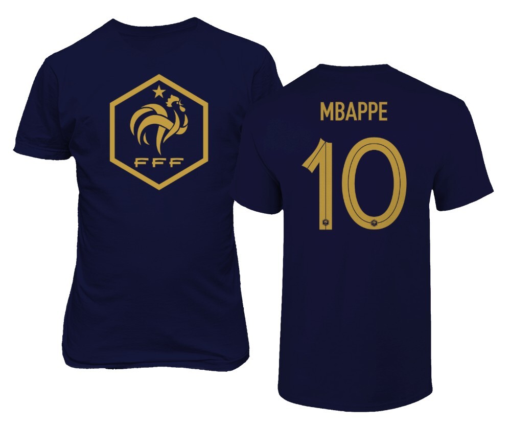 France Soccer #10 Mbappe World Football Fans Adult and Youth T-Shirt gallery