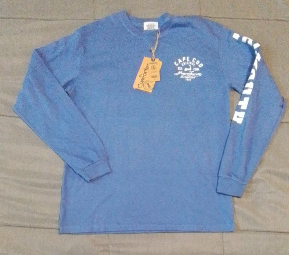Comfortex USA Cape Cod Mens Size Large Long Sleeve Blue NWT