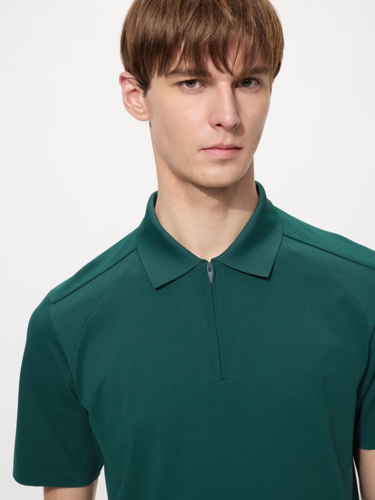 UNIQLO x ROGER FEDERER XS-4XL Dry-EX Half-Zip Polo Shirt Men 3 Colors 482306 NWT gallery