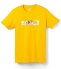 Oakley Men’s Sentry Cotton Short Sleeve T-shirt Red White Gray Blue Orange